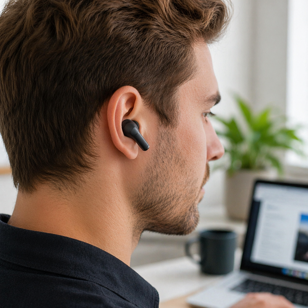 Wireless Bluetooth Earbuds – ENC Noise Reduction & HD Stereo Sound